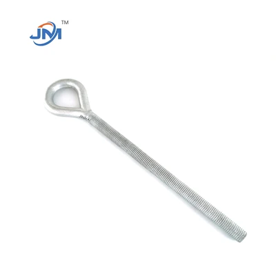 Gofannu Poeth-dip Galvanizing Oval Eye Bolt