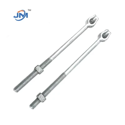 Gofannu Eyelet Sengl Anchor Rod polyn A Wire Caledwedd